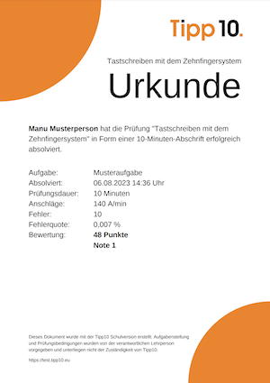 Urkunde