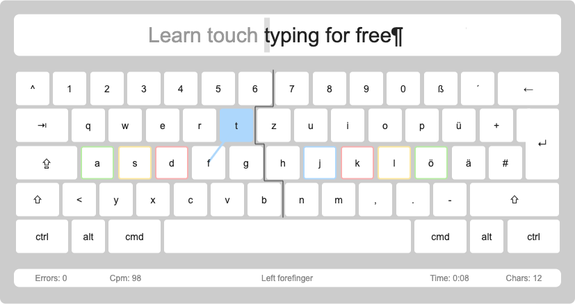 touch typing tutorial download